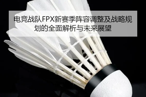 电竞战队FPX新赛季阵容调整及战略规划的全面解析与未来展望 | KAIYUN SPORTS